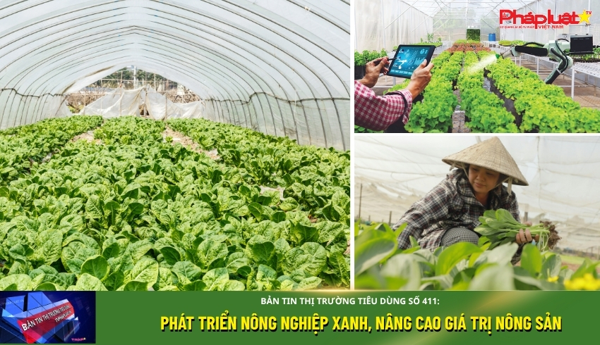 Bản tin Thị trường Tiêu dùng số 411: Phát triển nông nghiệp xanh, nâng cao giá trị nông sản
