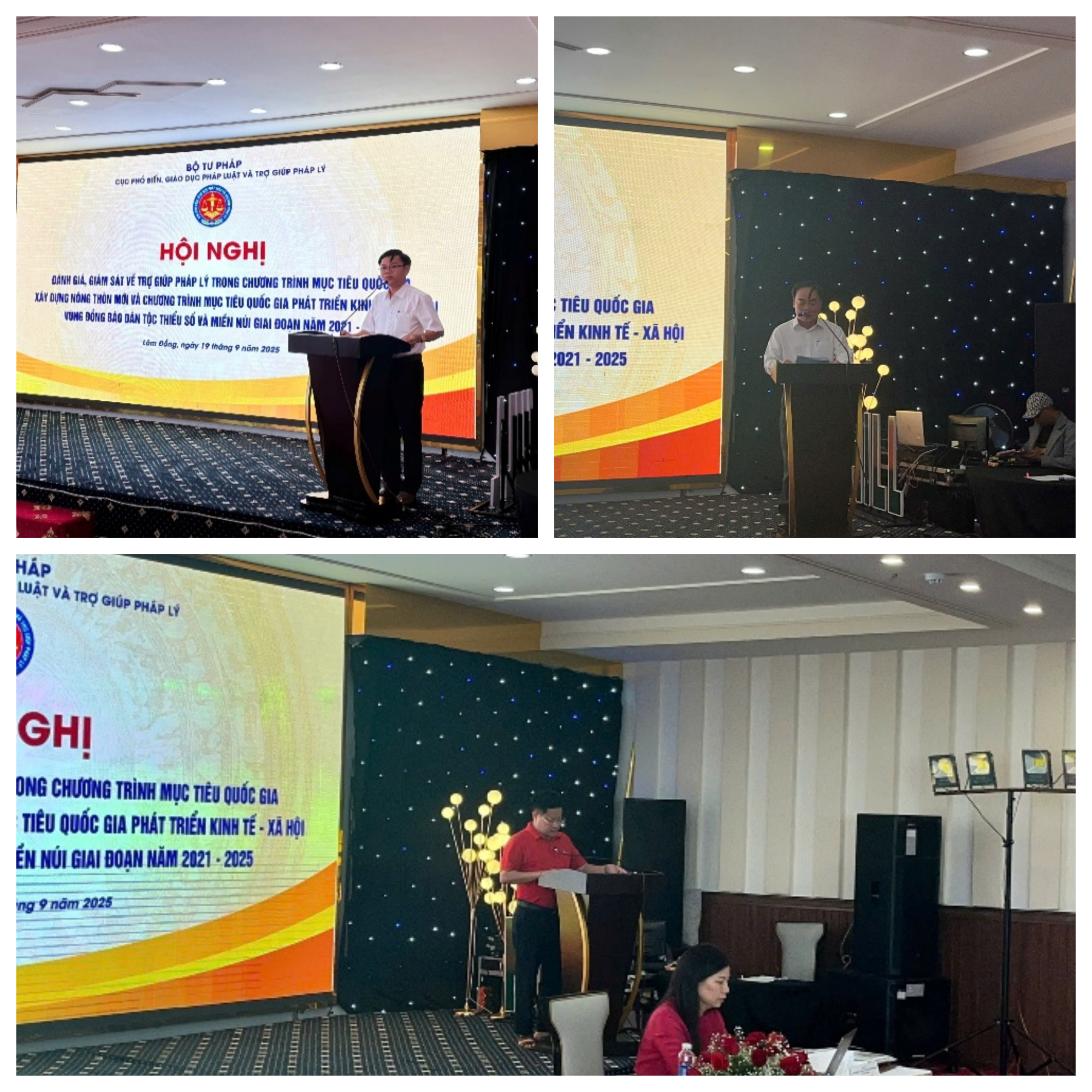 * Đại diện một số trung tâm trợ giúp pháp lý trình bày tham luận tại Quốc hội