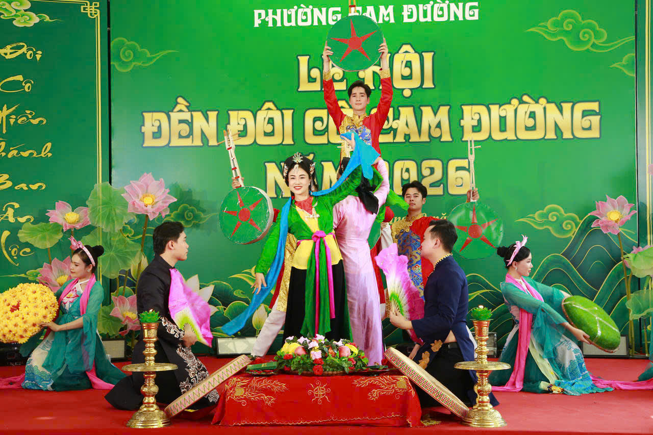 Khai hội Đền Đôi Cô Cam Đường năm 2026